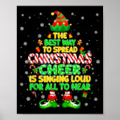 The Way To Spread Christmas Elf Xmas Boys Mens Kid Poster (Voorkant)