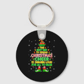 The Way To Spread Christmas Elf Xmas Boys Mens Kid Sleutelhanger (Voorkant)