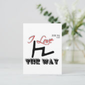 The Way (Tsade) Briefkaart (Staand voorkant)