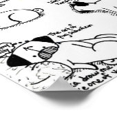 The Ways Pugs Lay Poster (Hoek)