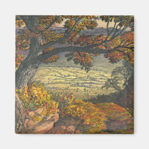 The Weald of Kent, c.1827-28 (w/c & gouache op pap Magneet