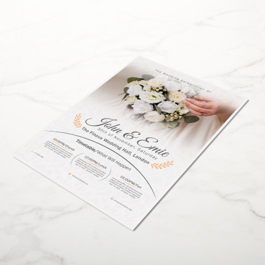 THE WEDDING CELEBRATION FOLIE UITNODIGING (Gedraaid)