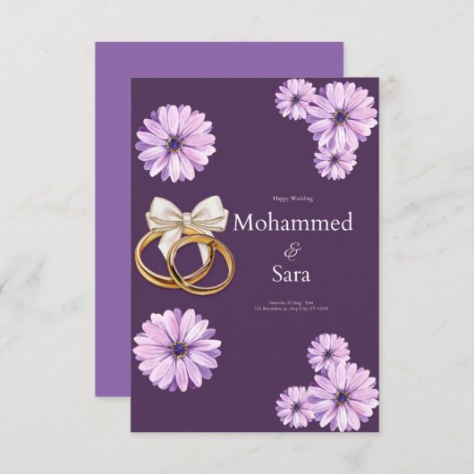 The Wedding Invitation  (Voorkant / Achterkant)