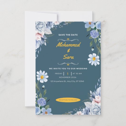 The Wedding Invitation Kaart (Voorkant)