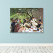 The Wedding Meal in Yport, 1886 Canvas Afdruk (Insitu (Houten vloer))
