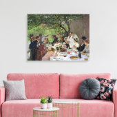 The Wedding Meal in Yport, 1886 Canvas Afdruk (Insitu (Woonkamer))