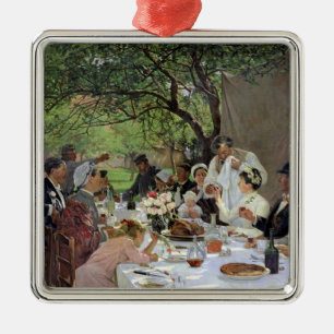 The Wedding Meal in Yport, 1886 Metalen Ornament