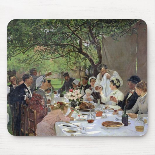 The Wedding Meal in Yport, 1886 Muismat (Voorkant)