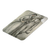 The Wedding Morning - Het vertrek, c.1846 Magneet (Linkerzijde)