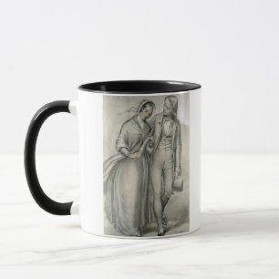 The Wedding Morning - Het vertrek, c.1846 Mok