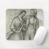 The Wedding Morning - Het vertrek, c.1846 Muismat (Met muis)