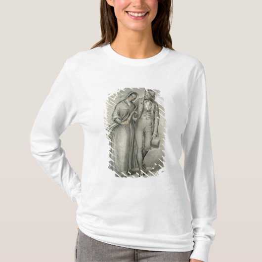 The Wedding Morning - Het vertrek, c.1846 T-shirt (Voorkant)