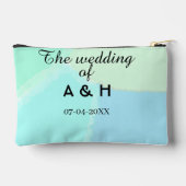 The wedding of add couple name initial letter date etui (Achterkant)