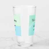 The wedding of add couple name initial letter date glas (Rechts)