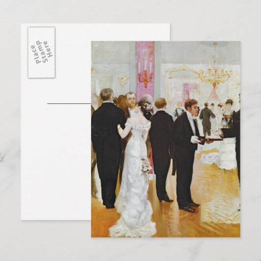 The Wedding Reception, c.1900 Briefkaart (Voorkant / Achterkant)