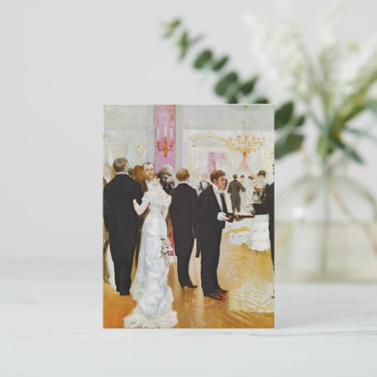 The Wedding Reception, c.1900 Briefkaart (Staand voorkant)