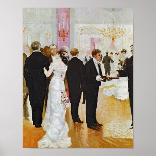 The Wedding Reception, c.1900 Poster (Voorkant)