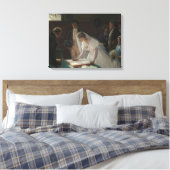 The Wedding Register (door Edmund Blair Leighton) Canvas Afdruk (Insitu (Slaapkamer))