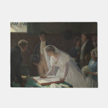 The Wedding Register (door Edmund Blair Leighton)