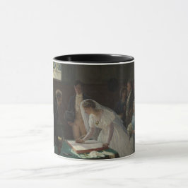 The Wedding Register (door Edmund Blair Leighton) Mok