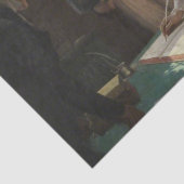 The Wedding Register (door Edmund Blair Leighton) Tissuepapier (Detail)