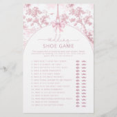 The wedding shoe game Toile French bridal game (Voorkant)