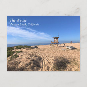 The Wedge, Newport Beach, Californië Briefkaart
