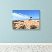The Wedge, Newport Beach, Californië Canvas Afdruk (Insitu (Houten vloer))