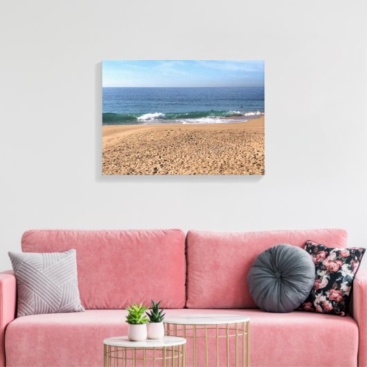 The Wedge, Newport Beach, Californië Canvas Afdruk (Insitu (Woonkamer))