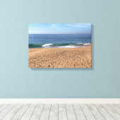 The Wedge, Newport Beach, Californië Canvas Afdruk (Insitu (Houten vloer))