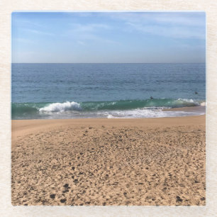 The Wedge, Newport Beach, Californië Glazen Onderzetter