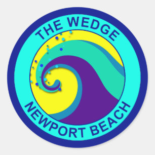 The Wedge, Newport Beach Ronde Sticker