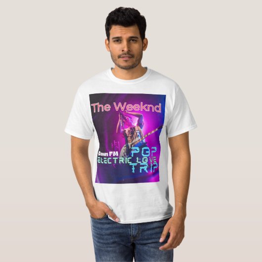 The Weeknd Logo Inspired Stylish T-Shirt for Fans (Voorkant volledig)
