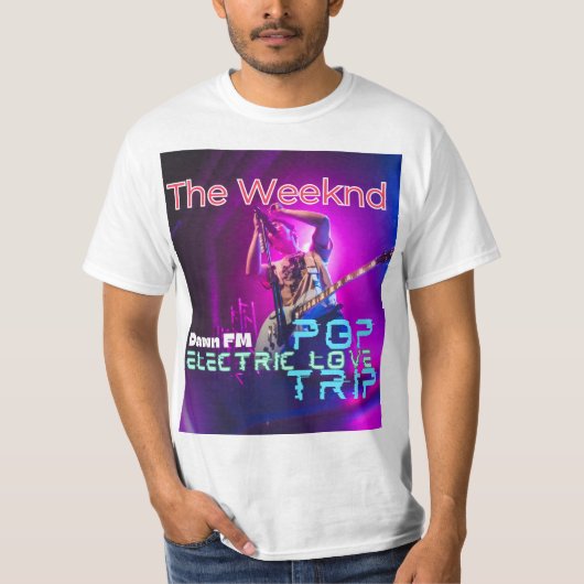 The Weeknd Logo Inspired Stylish T-Shirt for Fans (Voorkant)