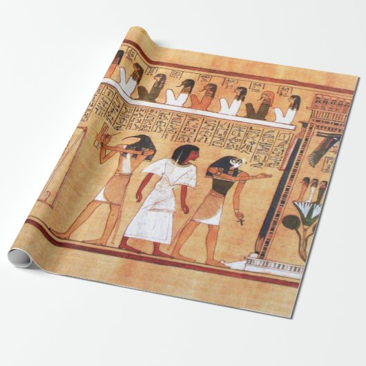 The Weighing Of The Heart Against Maat's Feather Cadeaupapier (Uitgerold)