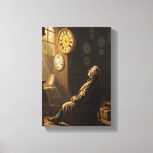 The Weight of Time Canvas Afdruk (Voorkant)
