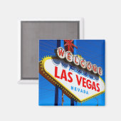 The Welcome to Fabulous Las Vegas sign Magneet (Voorkant / Achterkant)