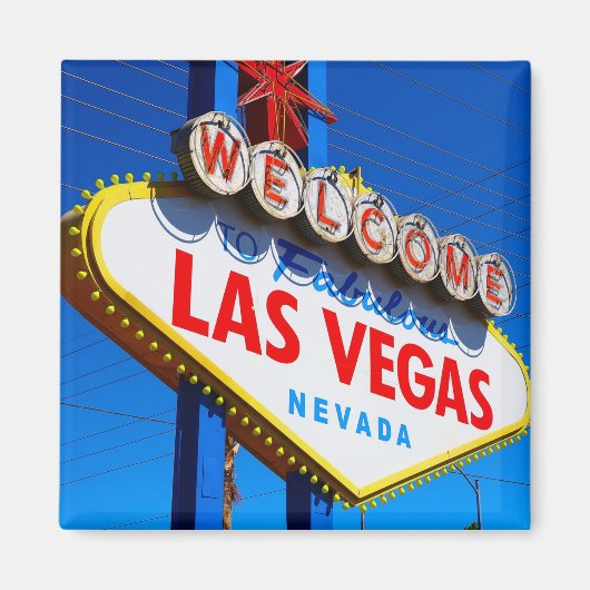 The Welcome to Fabulous Las Vegas sign Magneet (Voorkant)