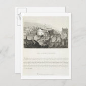 The Wereldbol Theater, c.1647, gepubliceerd door R Briefkaart (Voorkant / Achterkant)