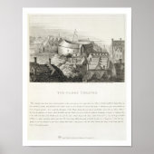 The Wereldbol Theater, c.1647, gepubliceerd door R Poster (Voorkant)