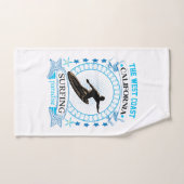 The West Coast California Surfing Bad Handdoek (Handdoek)