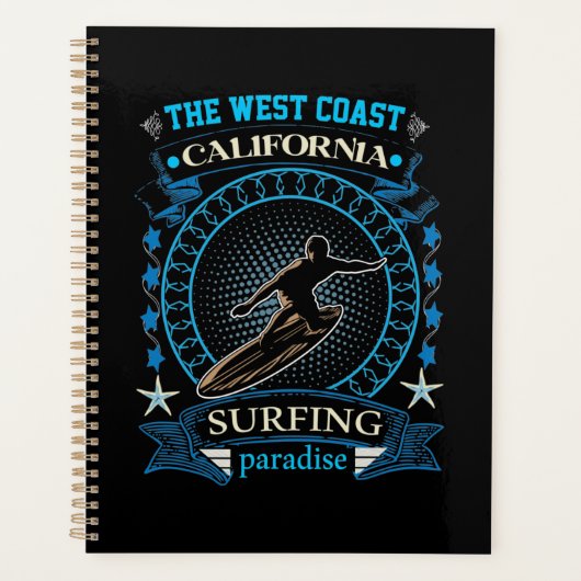 The West Coast California Surfing Planner (Voorkant)
