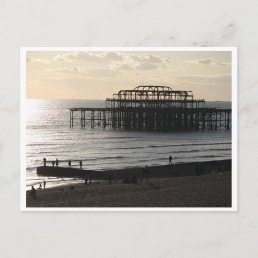 The West Pier in Hove Briefkaart (Voorkant)