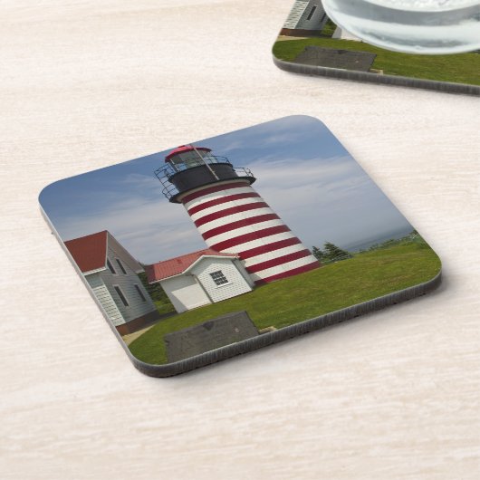 The West Quoddy Head Lighthouse State Park Bier Onderzetter (Linkerzijde)