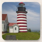 The West Quoddy Head Lighthouse State Park Bier Onderzetter (Voorkant)