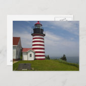The West Quoddy Head Lighthouse State Park Briefkaart (Voorkant / Achterkant)
