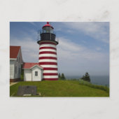 The West Quoddy Head Lighthouse State Park Briefkaart (Voorkant)