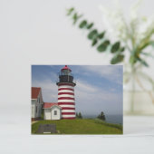 The West Quoddy Head Lighthouse State Park Briefkaart (Staand voorkant)