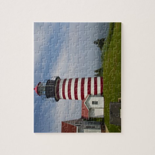 The West Quoddy Head Lighthouse State Park Legpuzzel (Verticaal)