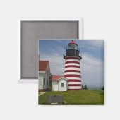 The West Quoddy Head Lighthouse State Park Magneet (Voorkant / Achterkant)